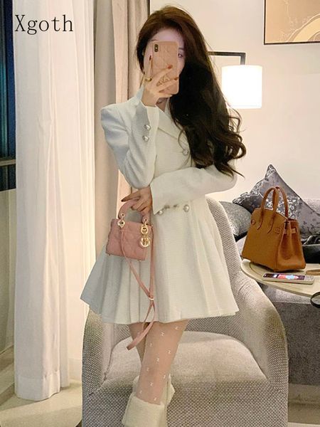 casual dresses spring autumn blazer dress light luxury women's chic high-end artistic milk sweet skirt celebrity royal high street dres, Black;gray
casual dresses spring autumn blazer dress light luxury women's chic high-end artistic milk sweet skirt celebrity royal high street dres, Black;gray