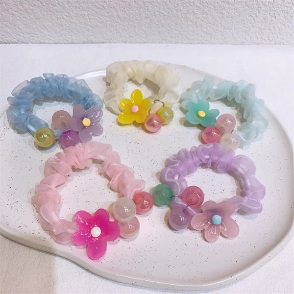 2023 new korea fashion girl princess ponytail hair accessories children's sweet colorful flowers beads small intestine hair ring, Slivery;white
2023 new korea fashion girl princess ponytail hair accessories children's sweet colorful flowers beads small intestine hair ring, Slivery;white