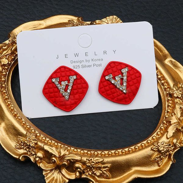 2023 designer new foreign style jewelry net red japanese and korean handmade earrings s925 silver needle v, Golden
2023 designer new foreign style jewelry net red japanese and korean handmade earrings s925 silver needle v, Golden