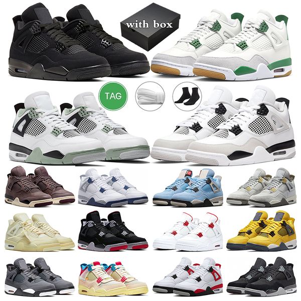 4 pine green basketball shoes black cat 4s mens trainers women sneakers seafoam military black pn dust sail midnight navy fire red outdoor s, White;red
4 pine green basketball shoes black cat 4s mens trainers women sneakers seafoam military black pn dust sail midnight navy fire red outdoor s, White;red
