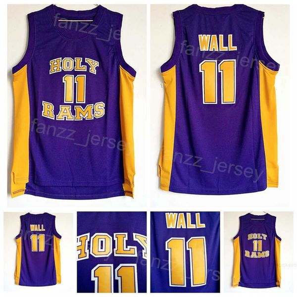 holy high school john wall jersey 11 basketball shirt college team color purple for sport fans university breathable pure cotton embroidery, Black
holy high school john wall jersey 11 basketball shirt college team color purple for sport fans university breathable pure cotton embroidery, Black
