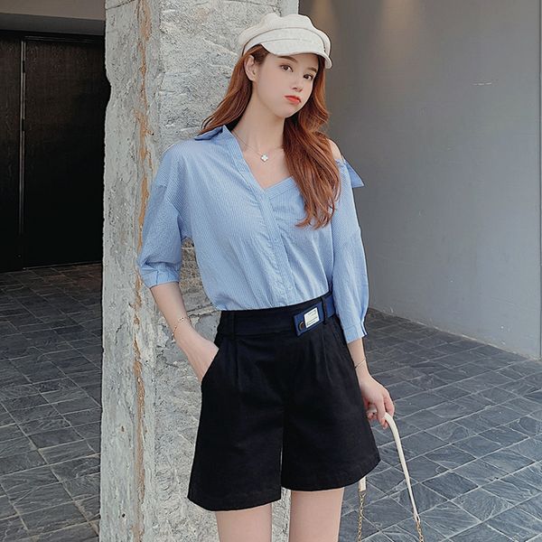 women's shorts patches contrast short stretch high waist wide leg pants female summer loose casual mujer pantalones army green 230329, White;black
women's shorts patches contrast short stretch high waist wide leg pants female summer loose casual mujer pantalones army green 230329, White;black