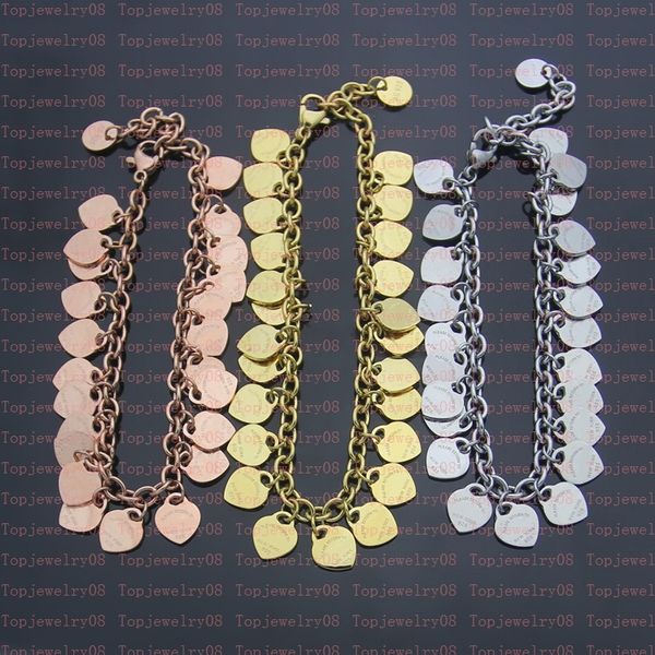 cross double layer gold chain luxury designer signature heart bracelet diamond 18k plated 925 stainless steel wedding valentine gift with bo, Black
cross double layer gold chain luxury designer signature heart bracelet diamond 18k plated 925 stainless steel wedding valentine gift with bo, Black
