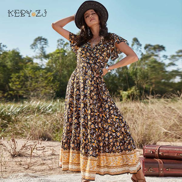 casual dresse's summer floral print bohemia clothing short sleeve a line boho long picnic vacation beach chiffon maxi 230316, Black;gray
casual dresse's summer floral print bohemia clothing short sleeve a line boho long picnic vacation beach chiffon maxi 230316, Black;gray
