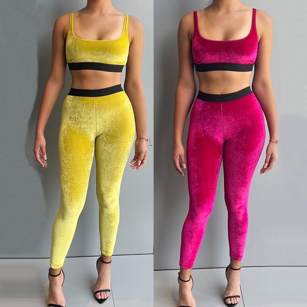 women's tracksuits woman sports underwear designer yoga sets classics velvet two pieces female full length trouser suits 2023 pants pus, Gray
women's tracksuits woman sports underwear designer yoga sets classics velvet two pieces female full length trouser suits 2023 pants pus, Gray