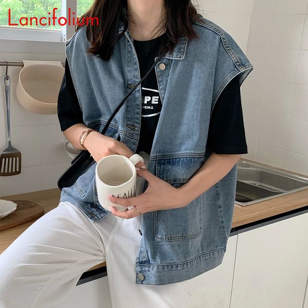 women's vests oversized blue denim tank women's vintage loose korea black sleeveless bf cargo basic harajuku tank jeans tank jacke, Black;white 
women's vests oversized blue denim tank women's vintage loose korea black sleeveless bf cargo basic harajuku tank jeans tank jacke, Black;white