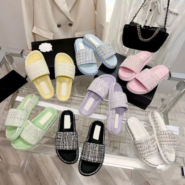 designer sandals women tweed leather straw woven slip on wedge sandals flats fashion beach mule brand flip flops channel slides shoes platfo, Black
designer sandals women tweed leather straw woven slip on wedge sandals flats fashion beach mule brand flip flops channel slides shoes platfo, Black