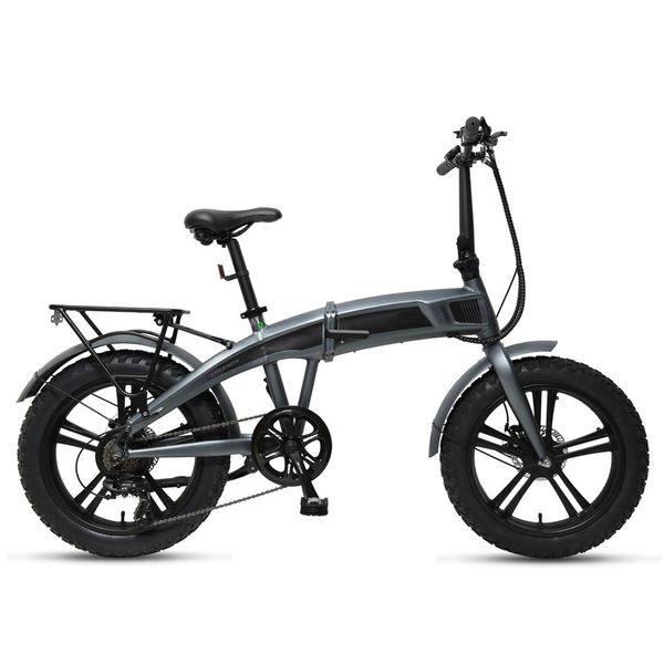 Image of 20&#039;&#039;*4.0 Fat Tire Electric Bike 48V/500W Electric Folding Bike With Front And Rear Alloy Disc Brakes