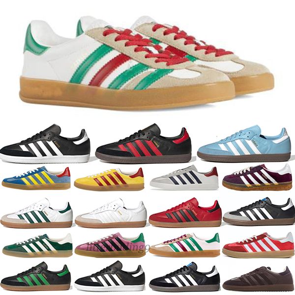 luxury fashion designer casual samba shoes gazelles trainers black white gum gazelle green red white platform sneakers size 36-45
luxury fashion designer casual samba shoes gazelles trainers black white gum gazelle green red white platform sneakers size 36-45