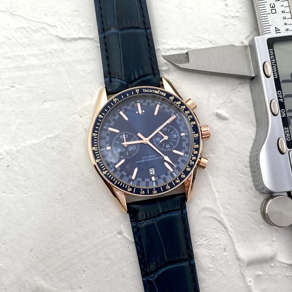 wristwatches for men 2023 new mens watches 43mm five needles all dials work quartz watch luxury brand leather strap men fashion sea europe d, Slivery;golden
wristwatches for men 2023 new mens watches 43mm five needles all dials work quartz watch luxury brand leather strap men fashion sea europe d, Slivery;golden