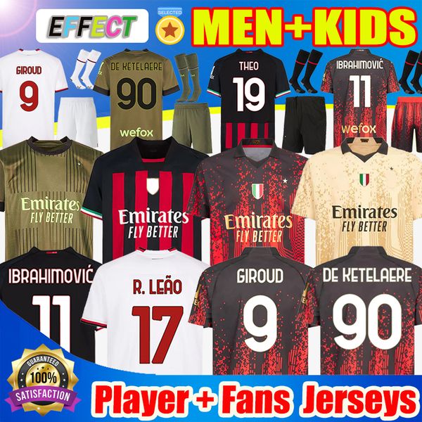 ibrahimovic 22 23 koche soccer jerseys ac milans giroud de ketelaere r. leao tonali theo football shirt special fourth 4th maglia da calcio, Black;yellow
ibrahimovic 22 23 koche soccer jerseys ac milans giroud de ketelaere r. leao tonali theo football shirt special fourth 4th maglia da calcio, Black;yellow