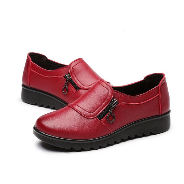 dress shoes fashion soft leather round head women casual flats ladies side zipper flat oxford single nonslip warm slope heel 230328, Black
dress shoes fashion soft leather round head women casual flats ladies side zipper flat oxford single nonslip warm slope heel 230328, Black