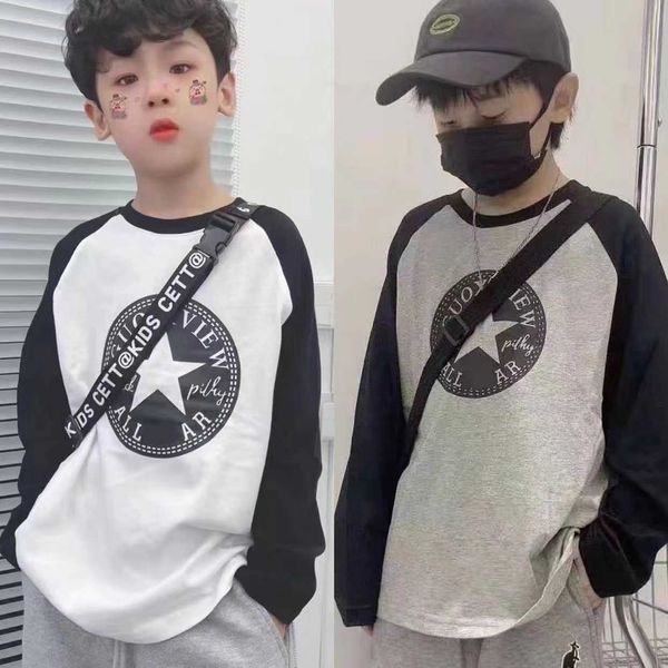 clear goods children's wear boys' and girls' 2023 autumn new street dance raglan long sleeve t-shirt medium size spring han, Black
clear goods children's wear boys' and girls' 2023 autumn new street dance raglan long sleeve t-shirt medium size spring han, Black