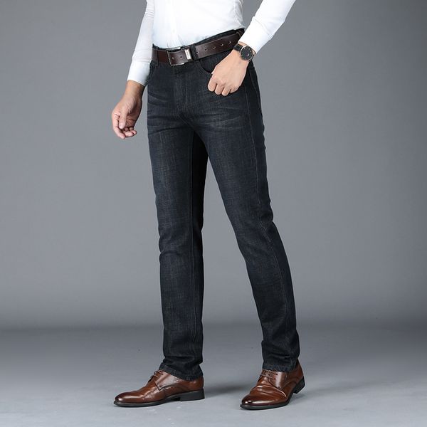 men's jeans tfetters brand for clothing fashion business solid casual denim pants slightly elastic mid straight trousers 230329, Blue
men's jeans tfetters brand for clothing fashion business solid casual denim pants slightly elastic mid straight trousers 230329, Blue