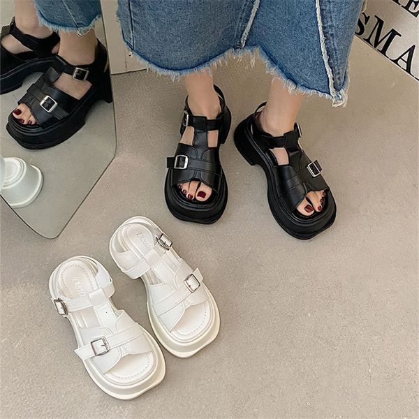 sandals designer platform women open toe beach fashion ladies classic solid color retro roman flats shoes summer woman 230329, Black
sandals designer platform women open toe beach fashion ladies classic solid color retro roman flats shoes summer woman 230329, Black