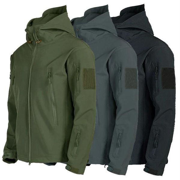 men's jackets shark skin softshell jackets men tactical windproof waterproof military jacket mens outdoor army combat fleece hooded coa, Black;brown
men's jackets shark skin softshell jackets men tactical windproof waterproof military jacket mens outdoor army combat fleece hooded coa, Black;brown