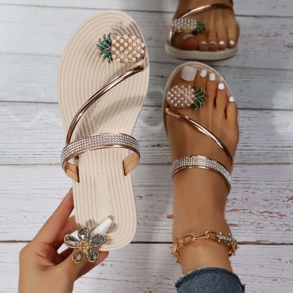 slippers sandals size 12 in women pineapple girls pearl set toe elastic flat strap womens heels dressy 230329, Black
slippers sandals size 12 in women pineapple girls pearl set toe elastic flat strap womens heels dressy 230329, Black