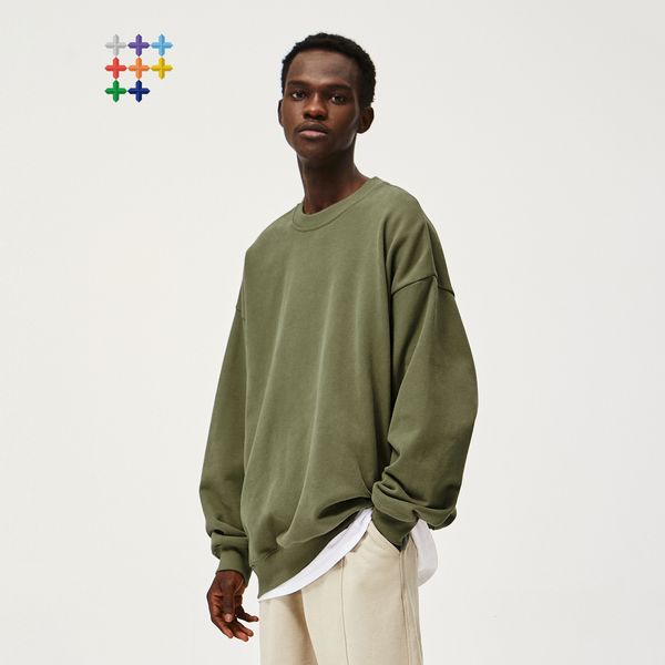 men's hoodies sweatshirts inflation heavyweight crewneck sweatshirts cotton plain thick oversized pullovers 230329, Black
men's hoodies sweatshirts inflation heavyweight crewneck sweatshirts cotton plain thick oversized pullovers 230329, Black