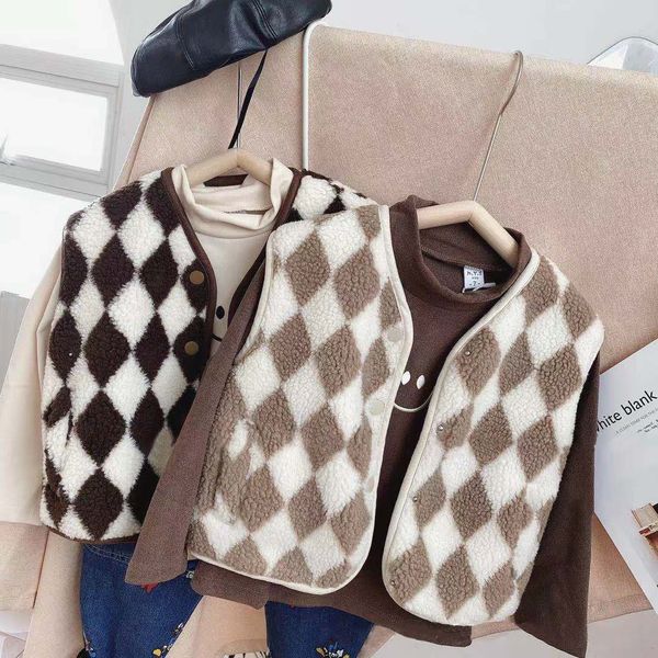 waistcoat fashion diamond lattice print baby plush warm vest fashion cotton sleeveless infant cardigan jacket winter kids coat 230329, Camo
waistcoat fashion diamond lattice print baby plush warm vest fashion cotton sleeveless infant cardigan jacket winter kids coat 230329, Camo