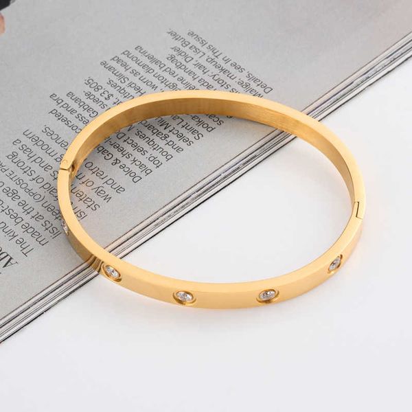 designer bracelet love bangle jewelry stainless steel buckle diamond gold rose fashion classic, Black
designer bracelet love bangle jewelry stainless steel buckle diamond gold rose fashion classic, Black