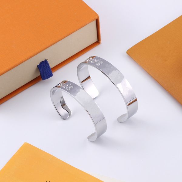 with box designer bracelets luxury silver fashion bangles stainless steel classic diamond bracelets jewelry for men and women party wedding, Black
with box designer bracelets luxury silver fashion bangles stainless steel classic diamond bracelets jewelry for men and women party wedding, Black