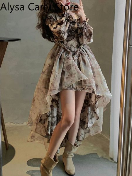 casual dresses autumn flower fairy women's luxury designer ultrathin korean princess dress women's fashion elegant casual party dr, Black;gray
casual dresses autumn flower fairy women's luxury designer ultrathin korean princess dress women's fashion elegant casual party dr, Black;gray