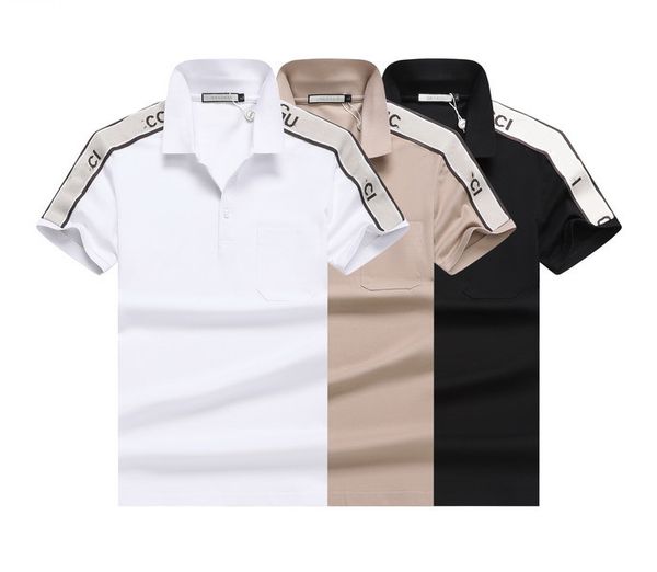 luxurys designers polos summer mens women's brown shoulder strap panel polo shirt ggity men turn down collar casual brand man polos 10, White;black
luxurys designers polos summer mens women's brown shoulder strap panel polo shirt ggity men turn down collar casual brand man polos 10, White;black