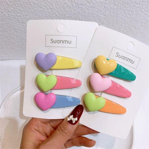3 pcs new fashion children's hairpins headwear korean sweet girl princess cute candy color love bb clip hair accessories, Slivery;white
3 pcs new fashion children's hairpins headwear korean sweet girl princess cute candy color love bb clip hair accessories, Slivery;white