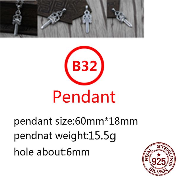 b32 s925 sterling silver pendant personalized fashion simple couple creative sacred sword letter net red punk street dance style jewelry lov
b32 s925 sterling silver pendant personalized fashion simple couple creative sacred sword letter net red punk street dance style jewelry lov