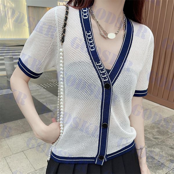 hollow cardigan designer womens t shirt coats jacket mesh short sleeve jackets clothing, White
hollow cardigan designer womens t shirt coats jacket mesh short sleeve jackets clothing, White