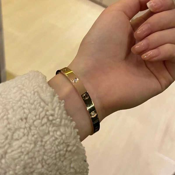 designer jewelry carti love bangle buckle bracelet wide fashion mesh red titanium steel hand women's light luxury color diamond embeddi, Black
designer jewelry carti love bangle buckle bracelet wide fashion mesh red titanium steel hand women's light luxury color diamond embeddi, Black