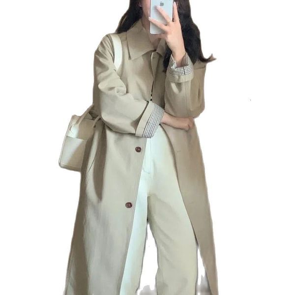 women's trench coats 2023 windbreaker spring and autumn khaki short korean version of british style long 230329, Tan;black
women's trench coats 2023 windbreaker spring and autumn khaki short korean version of british style long 230329, Tan;black