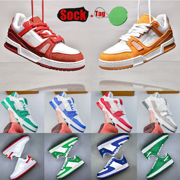 leather men women luxury trainers shoes lvmh sneakers designer intage embossed bright white natural green cream black burgundy purple man ru
leather men women luxury trainers shoes lvmh sneakers designer intage embossed bright white natural green cream black burgundy purple man ru