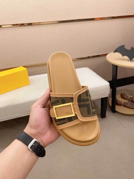 2023 designer slippers rubber slides sandals brown army green fashion mens slippers f metal buckle letter shoes beach flip flops with f mule, Black
2023 designer slippers rubber slides sandals brown army green fashion mens slippers f metal buckle letter shoes beach flip flops with f mule, Black