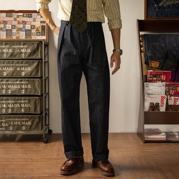 men's jeans gdck-0002 redtornado super quality high waist indigo selvage unwashed pants unsanforized raw denim naples chino 12oz 230329, Blue
men's jeans gdck-0002 redtornado super quality high waist indigo selvage unwashed pants unsanforized raw denim naples chino 12oz 230329, Blue