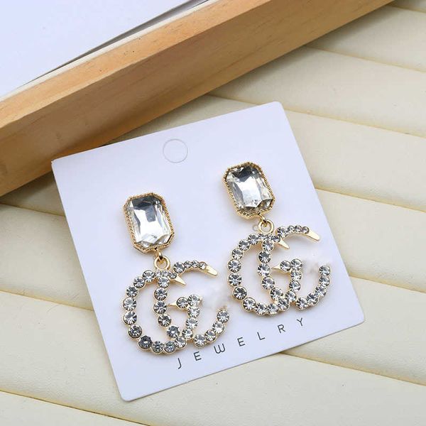 2023 designer new personality exaggeration pearl crystal fashion letters japanese and korean earrings accessories, Golden
2023 designer new personality exaggeration pearl crystal fashion letters japanese and korean earrings accessories, Golden