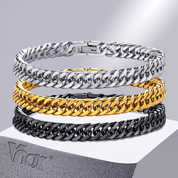 charm bracelets vnox mens stainless steel 8mm link chain miami cuban bracelets for male boys gifts jewelry length 19cm215cm 230328, Golden;silver
charm bracelets vnox mens stainless steel 8mm link chain miami cuban bracelets for male boys gifts jewelry length 19cm215cm 230328, Golden;silver