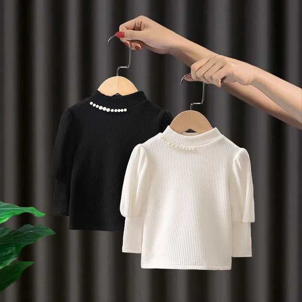 girls' spring and autumn bottom shirt 2023 new children's half high neck t-shirt medium size knitted women's treasure style, Black
girls' spring and autumn bottom shirt 2023 new children's half high neck t-shirt medium size knitted women's treasure style, Black