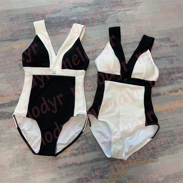 contrast color swimwear designer one piece swimsuit summer women luxury bathing suit bikinis, Black
contrast color swimwear designer one piece swimsuit summer women luxury bathing suit bikinis, Black