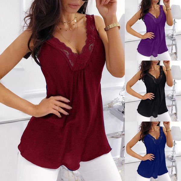 women's tanks camis plus size solid color lace patchwork v neck women sleeveless tank vest 230329, White
women's tanks camis plus size solid color lace patchwork v neck women sleeveless tank vest 230329, White