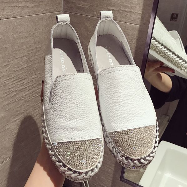 dress shoes drop european famous brand patchwork espadrilles woman genuine leather creepers flats ladies loafers moccasins 230328, Black
dress shoes drop european famous brand patchwork espadrilles woman genuine leather creepers flats ladies loafers moccasins 230328, Black