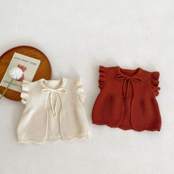 waistcoat 0-3y girl thin sleeveless knitwear coat solid sweet vest kids baby spring versatile cardigan boutique fashion ribbed sweater 23032, Camo
waistcoat 0-3y girl thin sleeveless knitwear coat solid sweet vest kids baby spring versatile cardigan boutique fashion ribbed sweater 23032, Camo