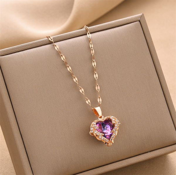 heart of the ocean love necklace titanic colorful water gold pendant non-fading wedding party jewelry, Silver
heart of the ocean love necklace titanic colorful water gold pendant non-fading wedding party jewelry, Silver