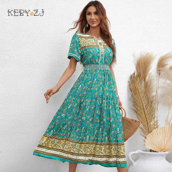 casual dresses lady long summer floral print short sleeve v neck midi beach vacation bohemia rayon maxi 230316, Black;gray
casual dresses lady long summer floral print short sleeve v neck midi beach vacation bohemia rayon maxi 230316, Black;gray