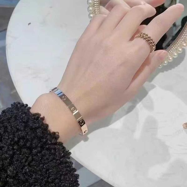 designer jewelry carti love bangle couple's hand full of diamond men's and women's wide narrow version classic bracelet star, Black
designer jewelry carti love bangle couple's hand full of diamond men's and women's wide narrow version classic bracelet star, Black