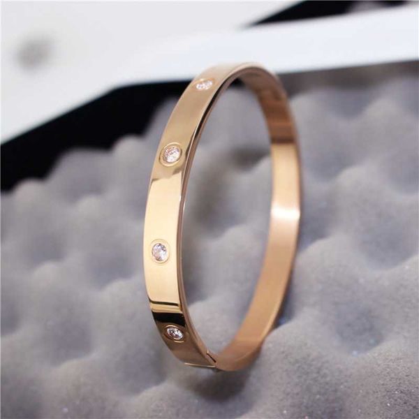 2023 designer jewelry carti love bangle 18k rose gold bracelet for women korean version simple colored student titanium steel colorless and, Black
2023 designer jewelry carti love bangle 18k rose gold bracelet for women korean version simple colored student titanium steel colorless and, Black