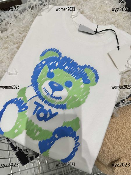 2023 child round summer neck designer t shirt kids little bear print short sleeve baby t-shirt breathable new size 90-130 cm, Blue
2023 child round summer neck designer t shirt kids little bear print short sleeve baby t-shirt breathable new size 90-130 cm, Blue