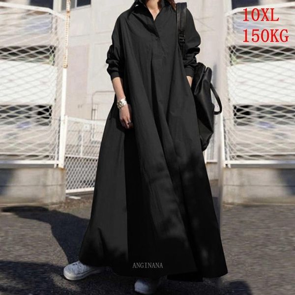 casual dresses large size 10xl 150kg women's dress big size 8xl 9xl spring and summer lapel long sleeve loose oversized dress black and, Black;gray
casual dresses large size 10xl 150kg women's dress big size 8xl 9xl spring and summer lapel long sleeve loose oversized dress black and, Black;gray