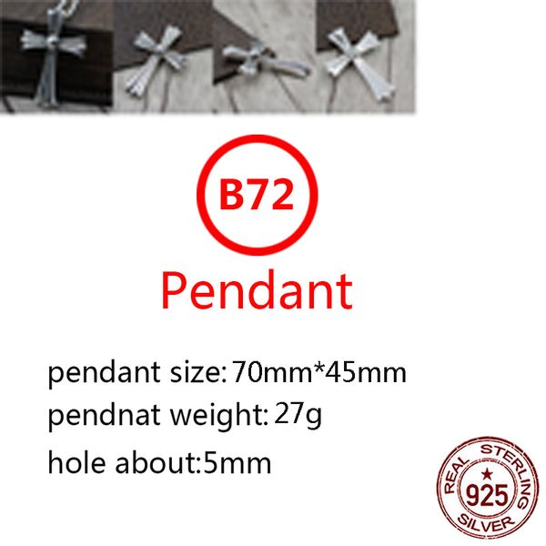 b72 s925 sterling silver pendant personalized fashion simple couple creative dominant cross flower net red hip hop punk style jewelry lover
b72 s925 sterling silver pendant personalized fashion simple couple creative dominant cross flower net red hip hop punk style jewelry lover