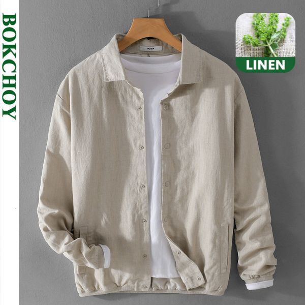 men's jackets spring and autumn comfortable linen mens jacket loose simple casual youth versatile cotton linen men clothing fy202 23032, Black;brown
men's jackets spring and autumn comfortable linen mens jacket loose simple casual youth versatile cotton linen men clothing fy202 23032, Black;brown
